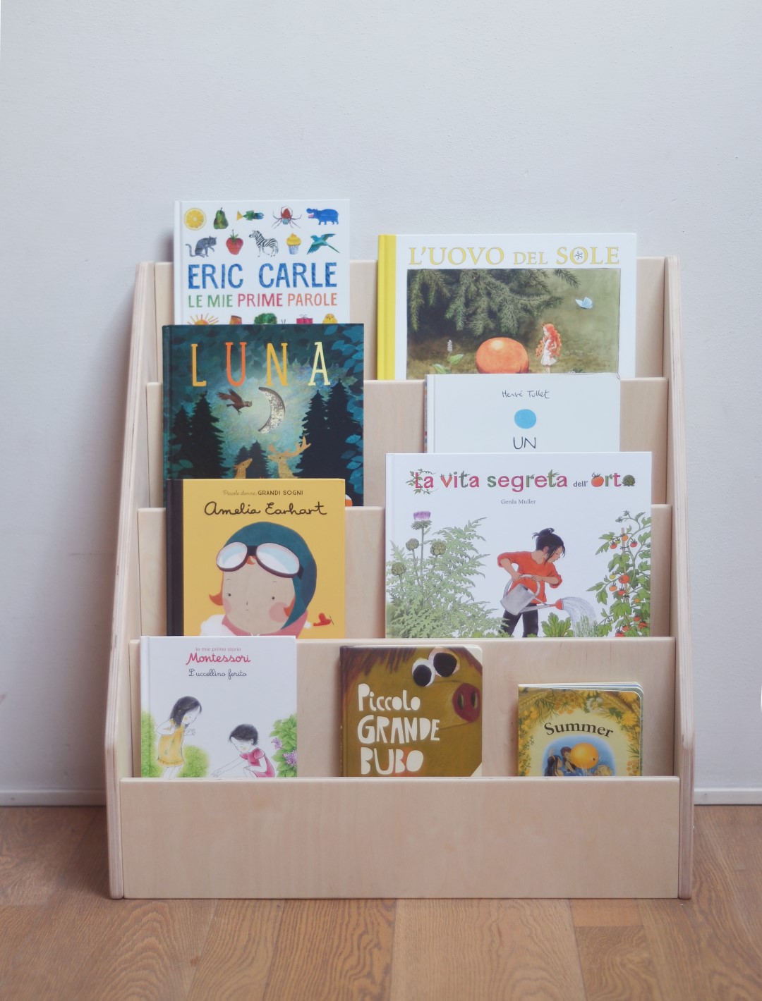 Baboo Edicola libreria frontale Montessori legno 63 cm