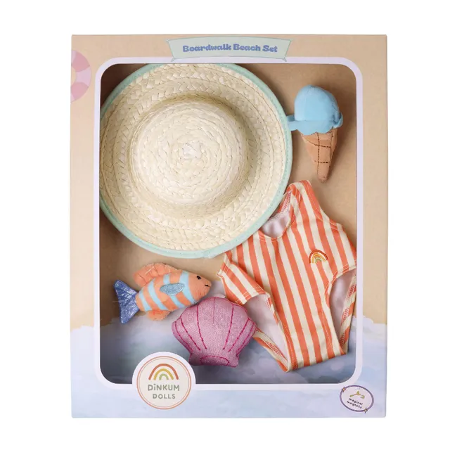 Olliella Dinkum Dolls Boardwalk beach set costume