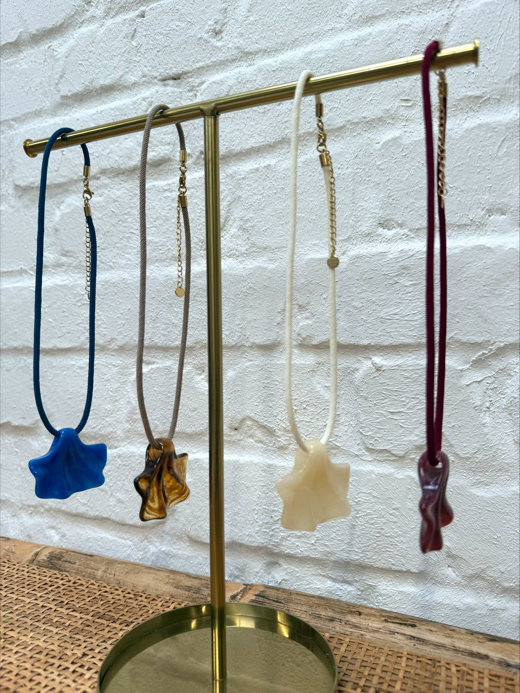 Ella and Rapha Seashell collana marrone conchiglia