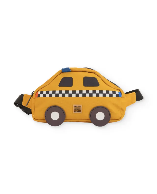Tuc Tuc borsello bambino tracolla taxi giallo
