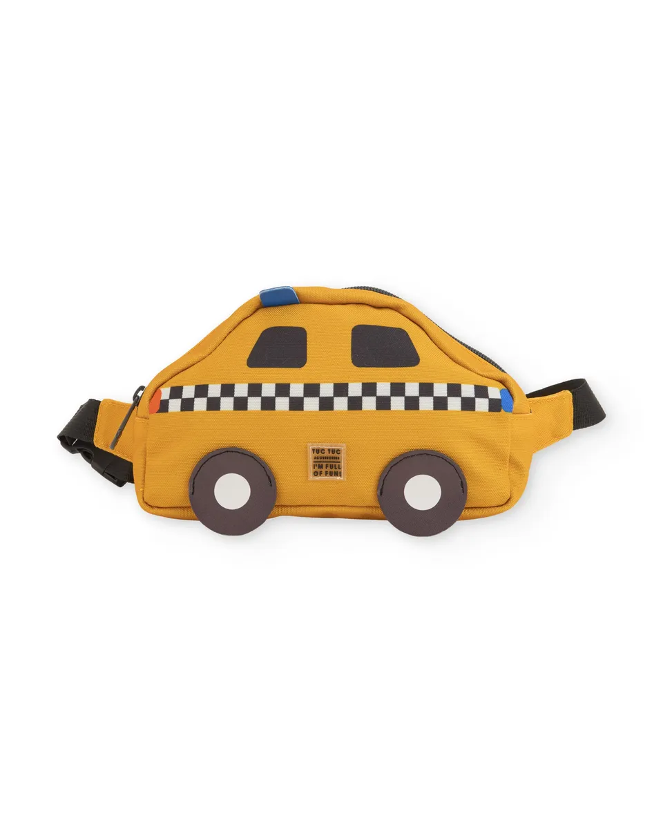 Tuc Tuc borsello bambino tracolla taxi giallo