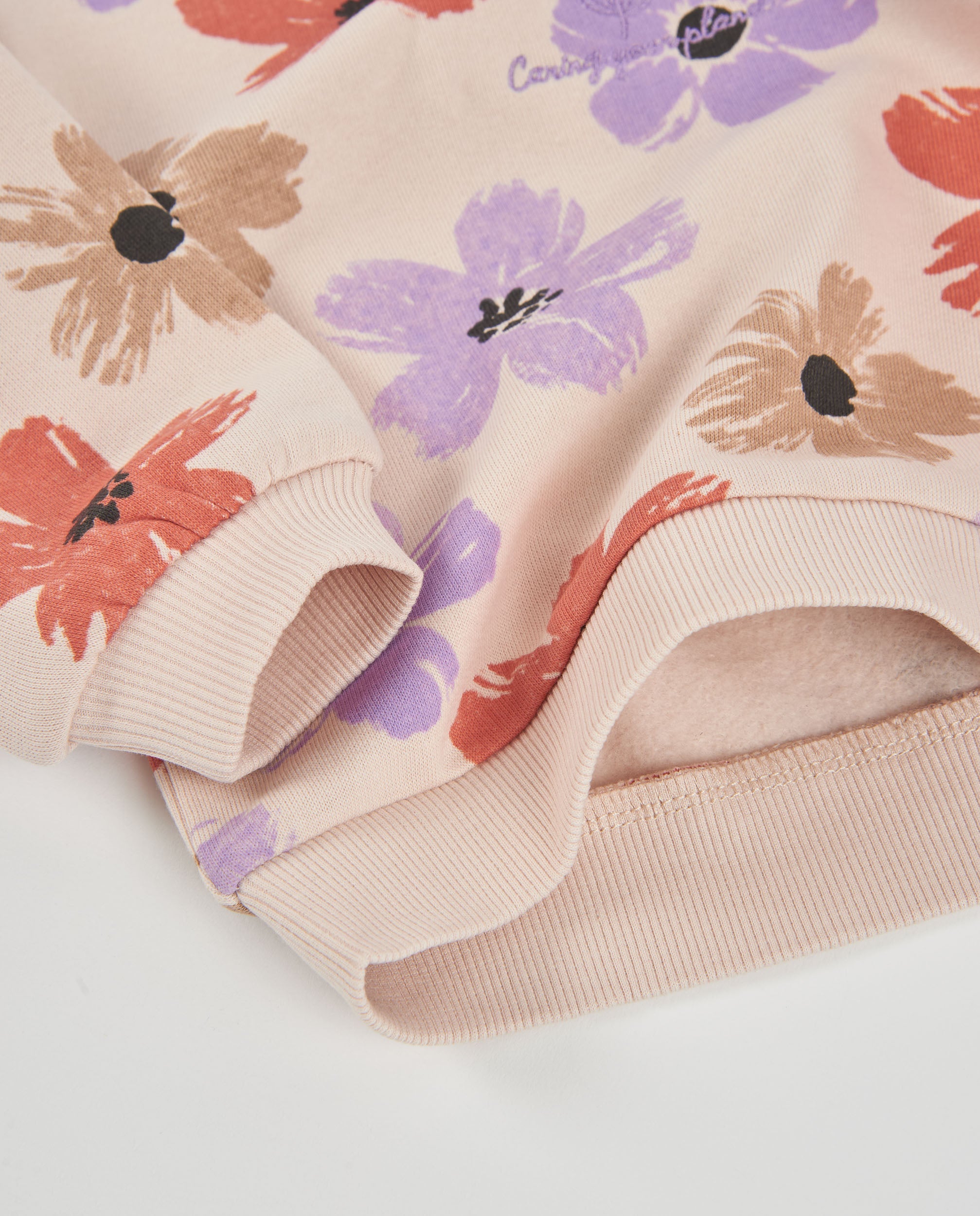 Tuc Tuc Cute Forest felpa bambina beige fiori