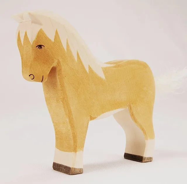 Ostheimer Cavallo Haflinger figura legno 12 cm