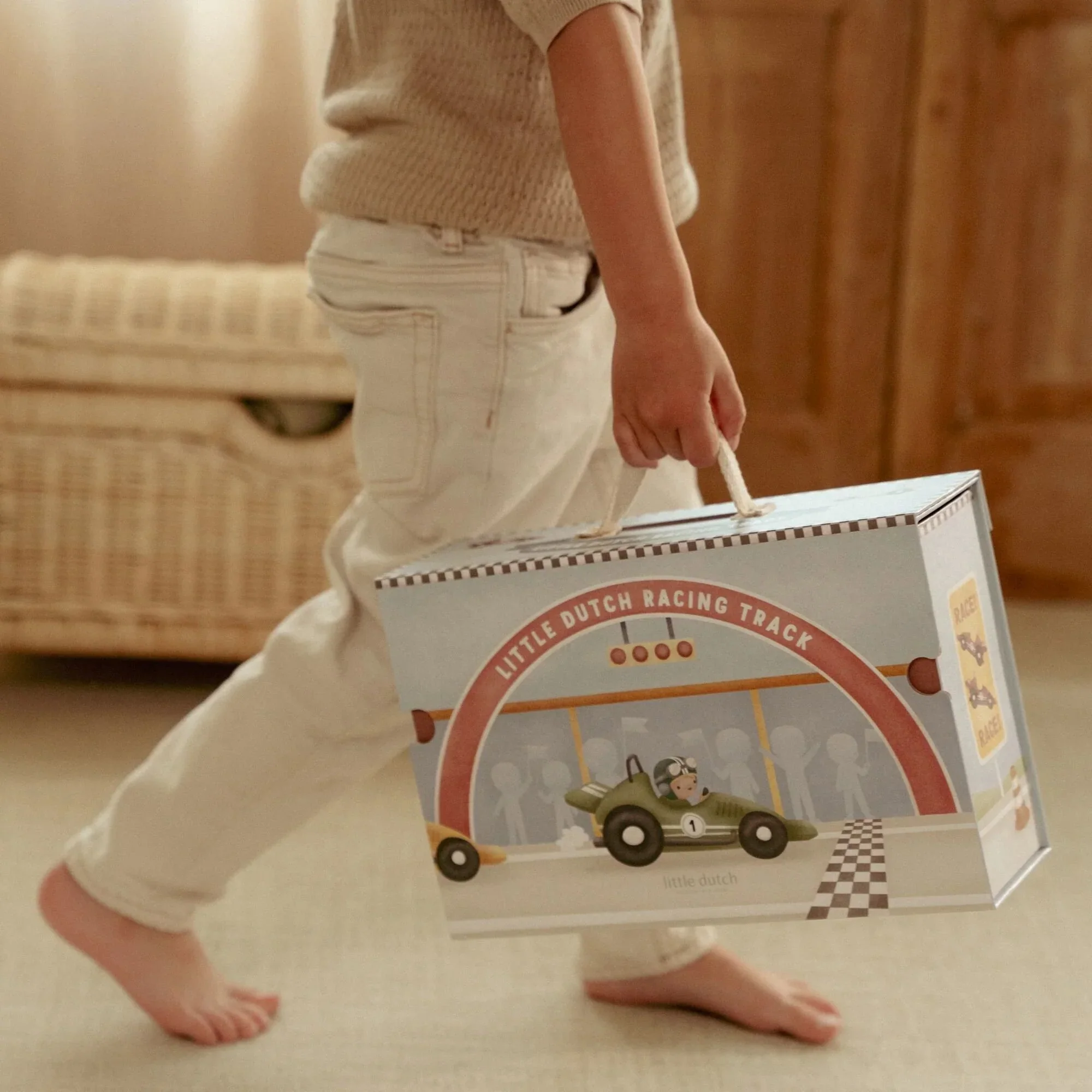 Little Dutch Railway set gara macchinine legno