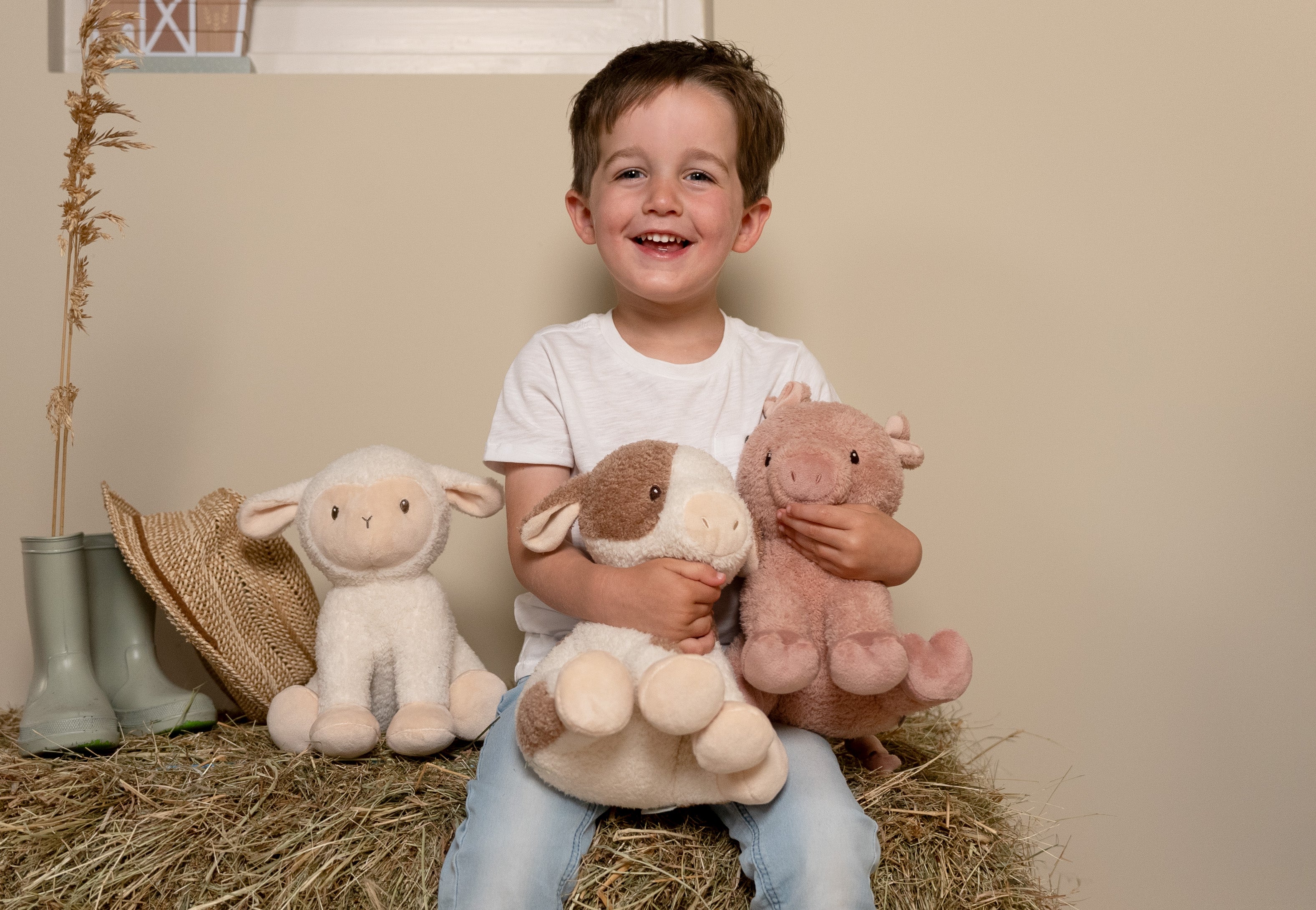 Little Dutch Fattoria Mucca Peluche 25 cm Morbido