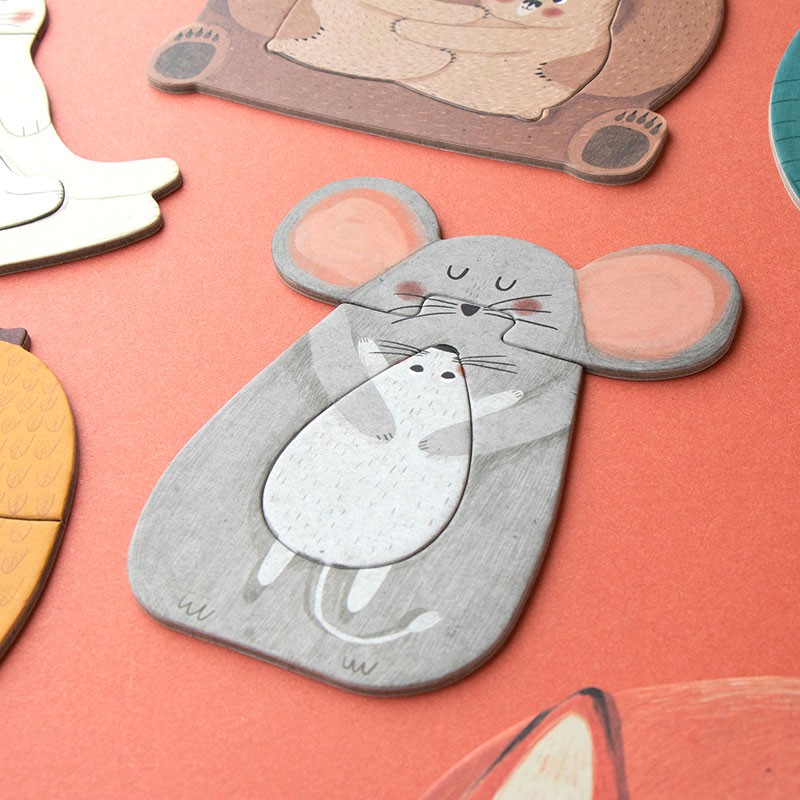 Londji Mama 7 soggetti puzzle bambini animali