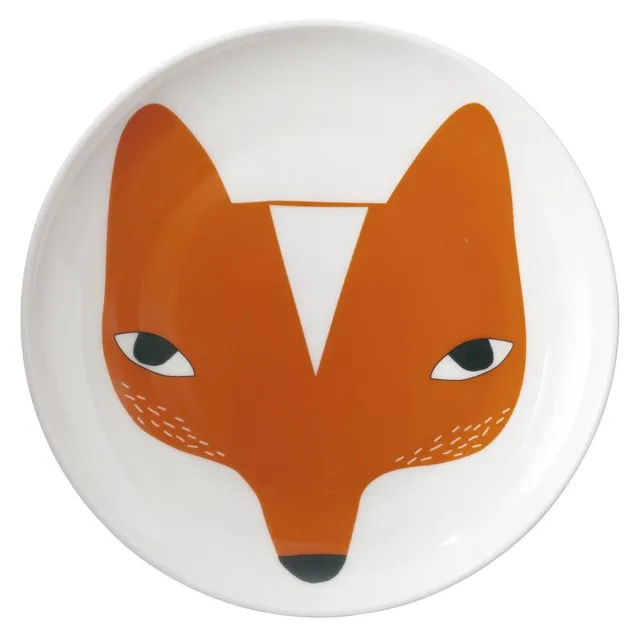 Donna Wilson Fox piatto porcellana 21 cm