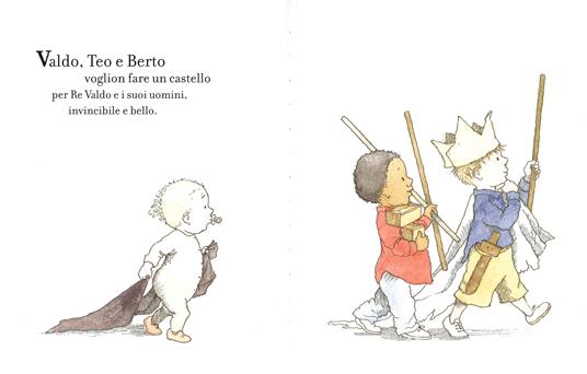 Il Castoro Re Valdo e il drago libro brossura
