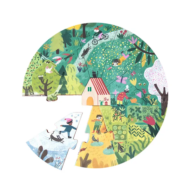Londji A Home for Nature puzzle 4 stagioni impilabile