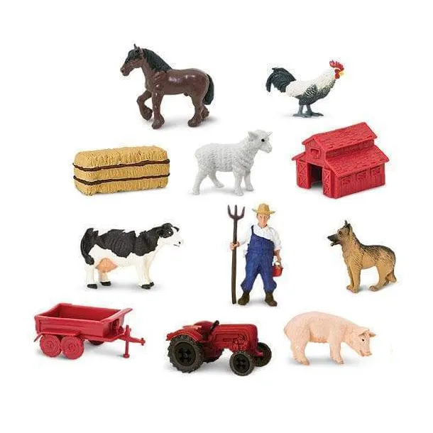 Safari Ltd Toob Fattoria set miniature 11 pezzi atossiche