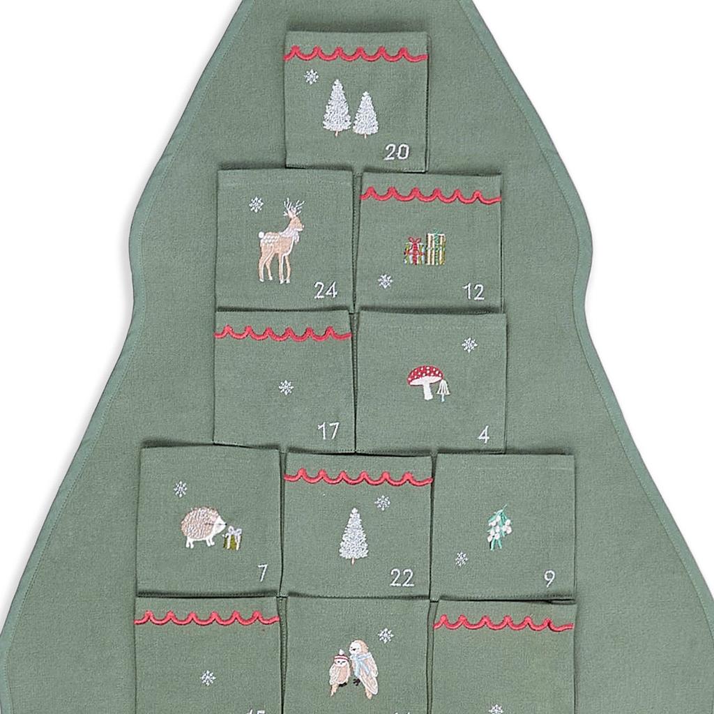 Avery Row Albero calendario avvento appendere cotone 24 tasche