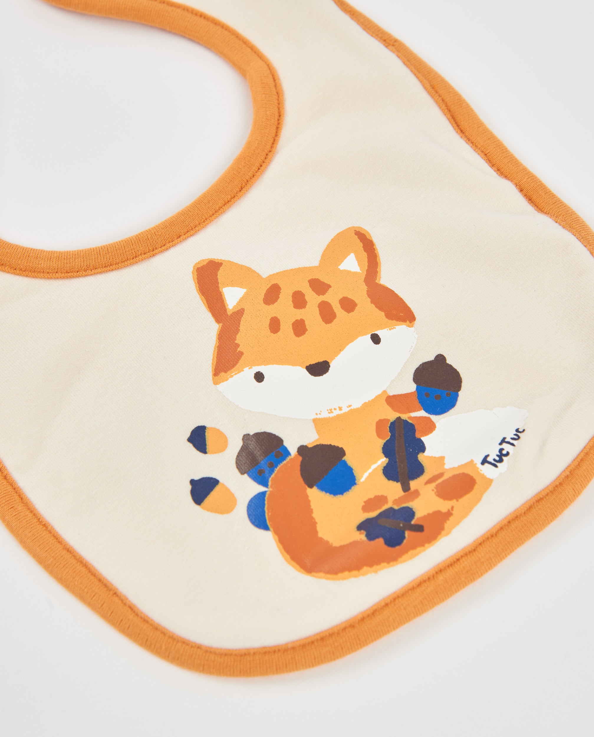 Tuc Tuc bavaglini neonato camel bandana 2 pezzi cotone