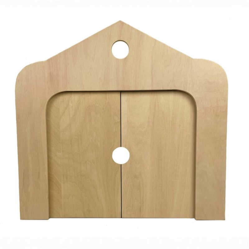 Egmont Toys teatrino legno marionette 45 cm naturale