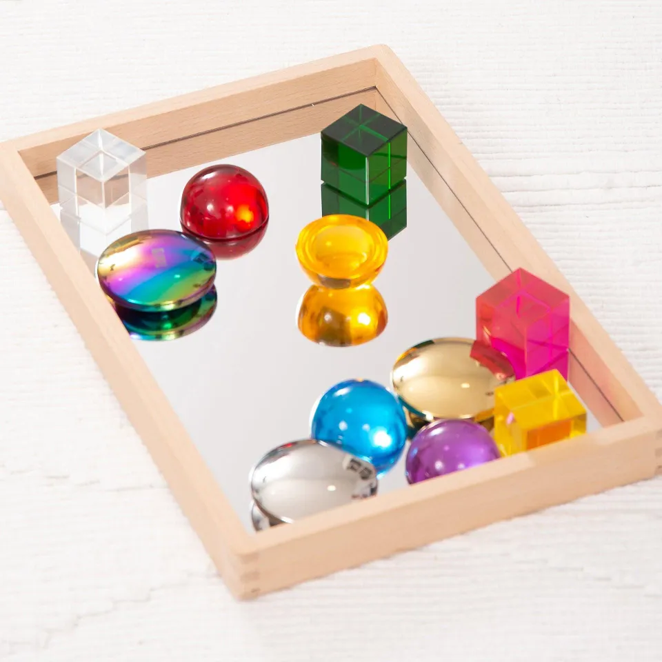 Tickit Vassoio a specchio 36 x 24 cm gioco sensoriale