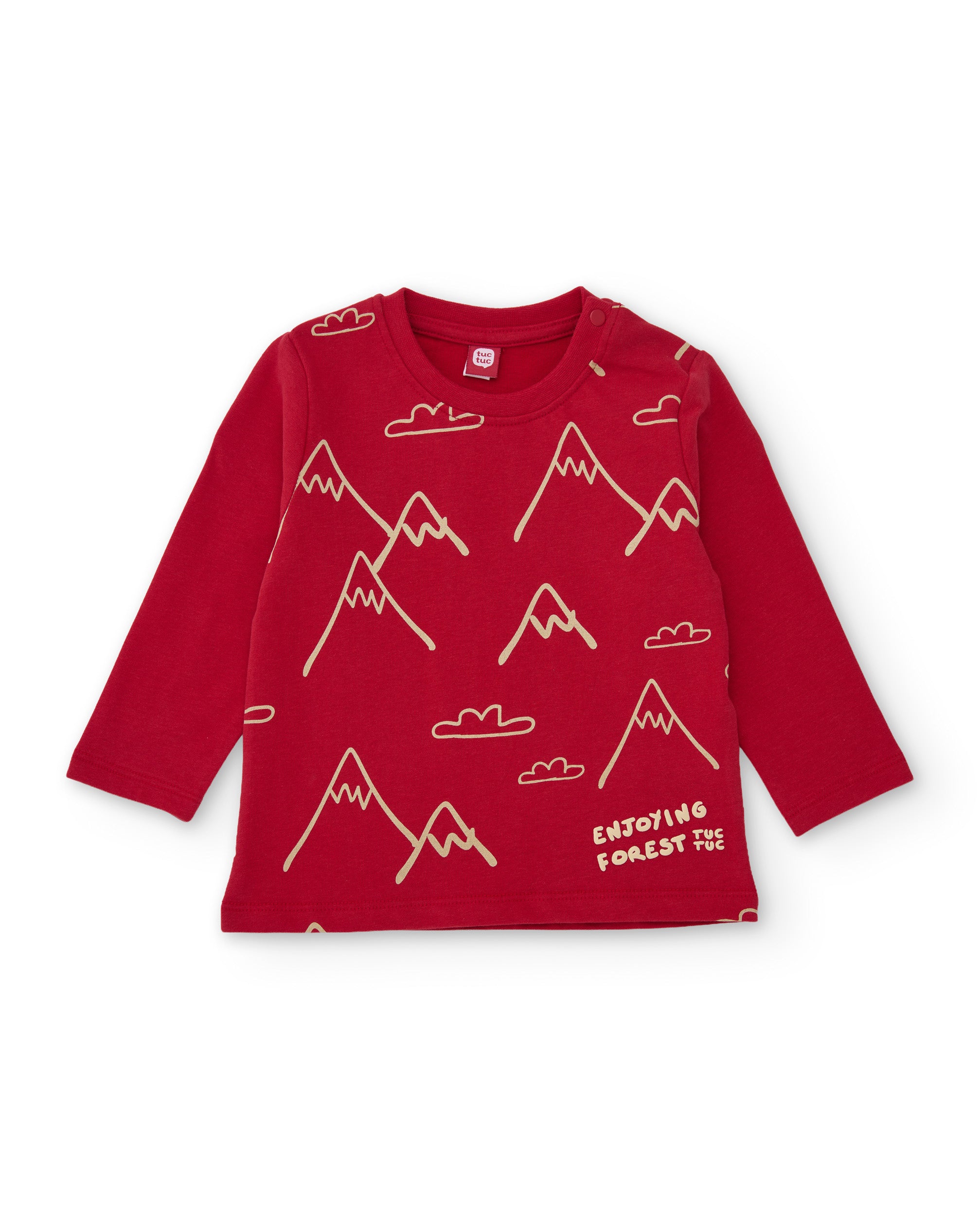 Tuc Tuc maglia manica lunga montagna rosso
