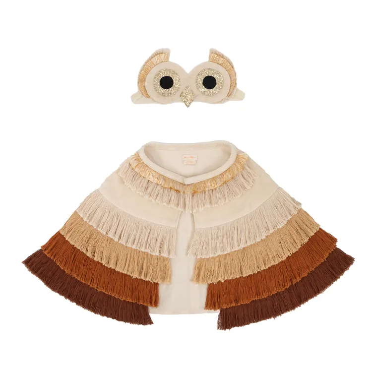 Meri Meri Gufo mantella e maschera costume 3-6 anni