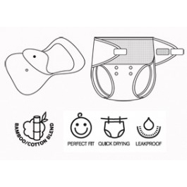 ImseVimse Starter Box pannolini lavabili one size 4-16 kg