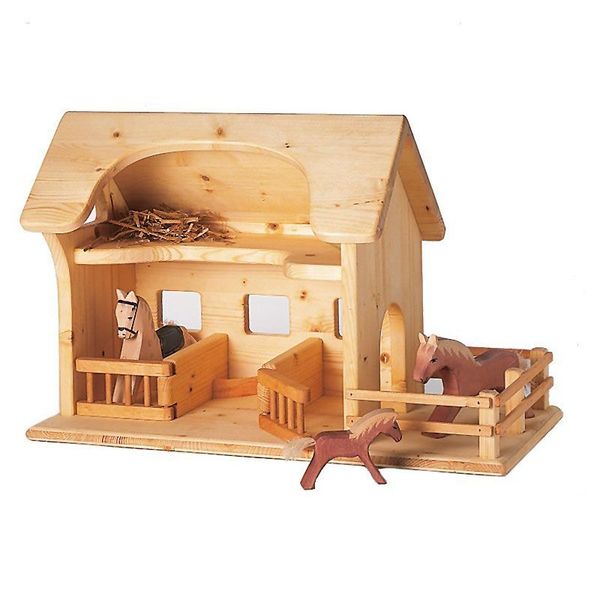 Drei Blätter Scuderia in legno massello abete