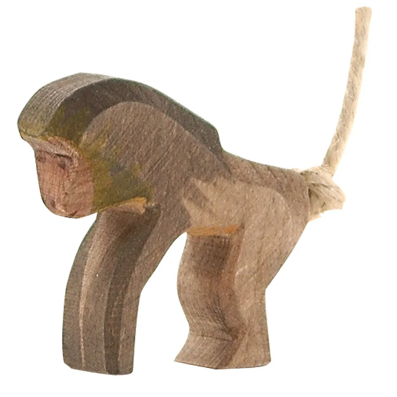 Ostheimer Babbuino figura legno 5 cm massello