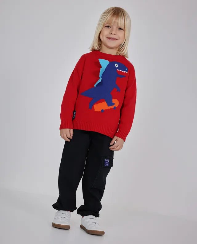 Tuc Tuc jogger bambino nero twill con tasche