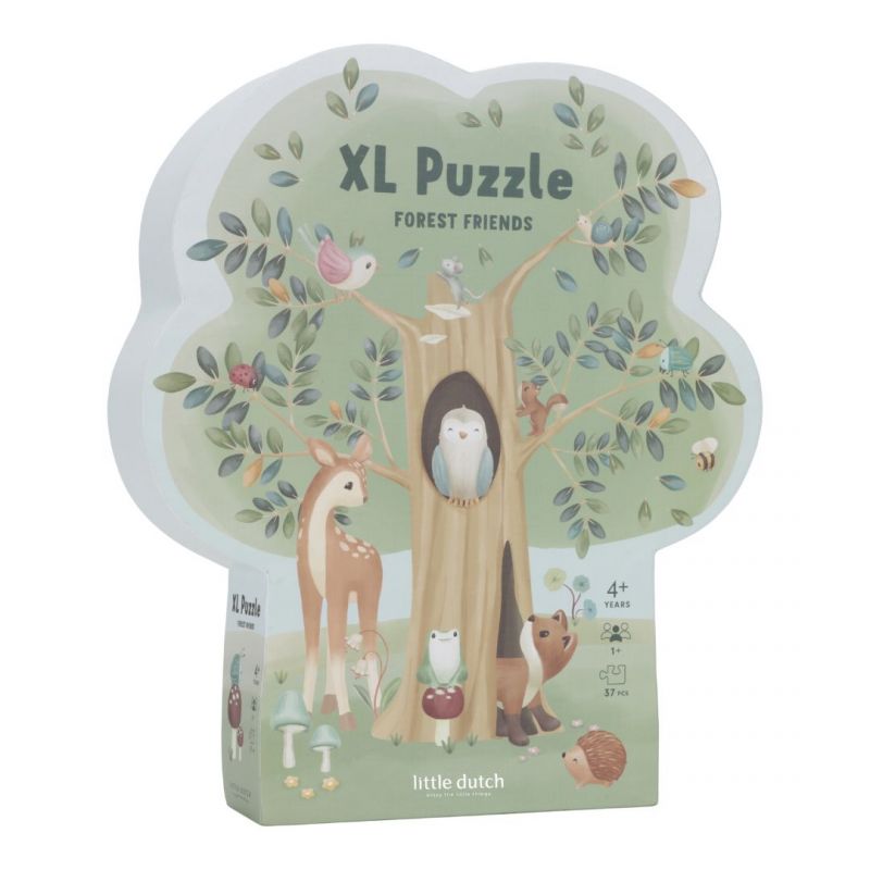 Little Dutch Forest Friends Tree puzzle XL 37 pezzi