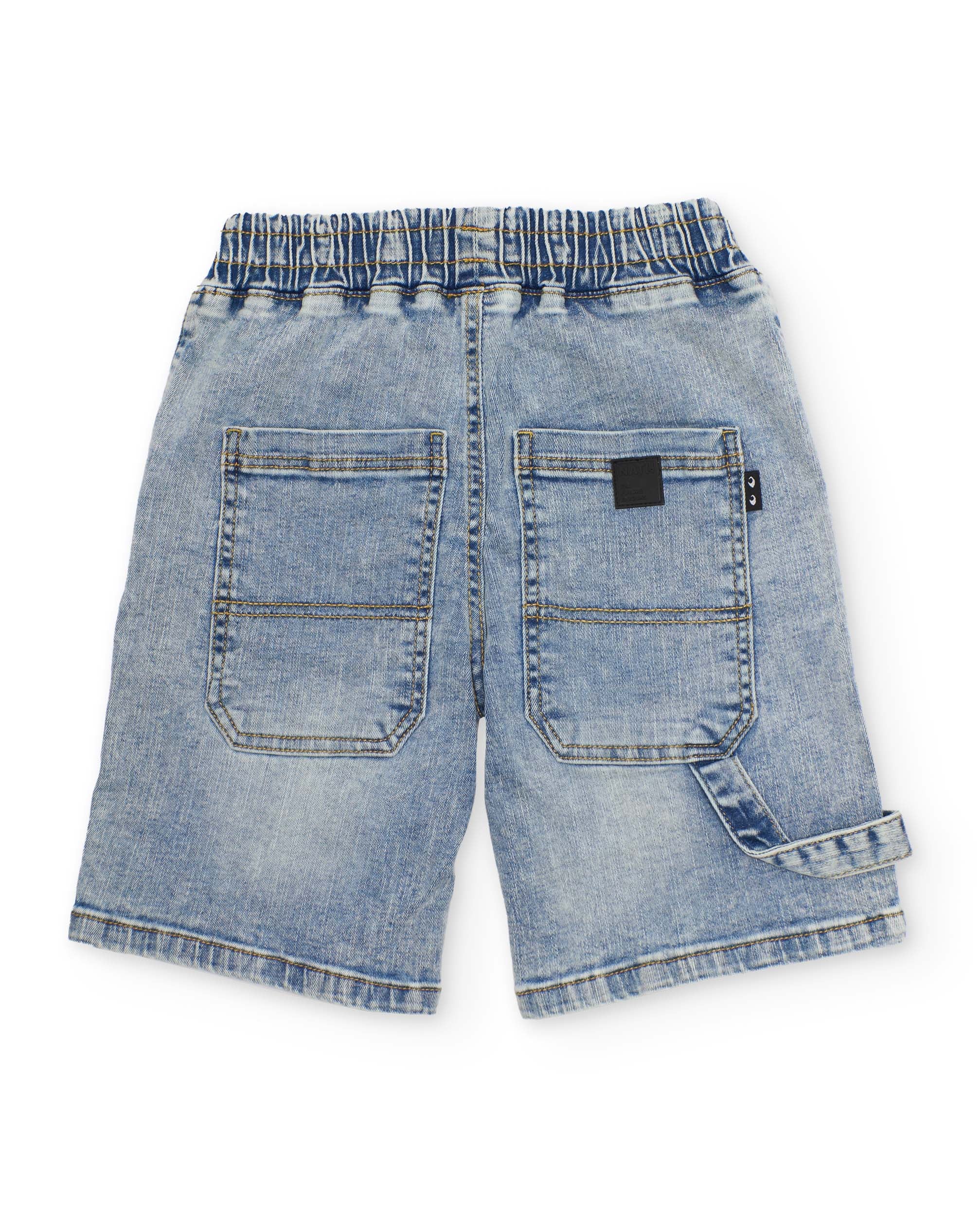 Tuc Tuc bermuda bambino jeans azzurro denim elastico