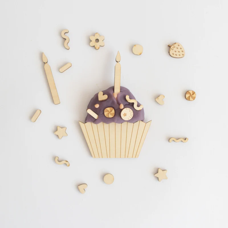 Studio de Rijk Confetti mini set legno per pasta modellabile