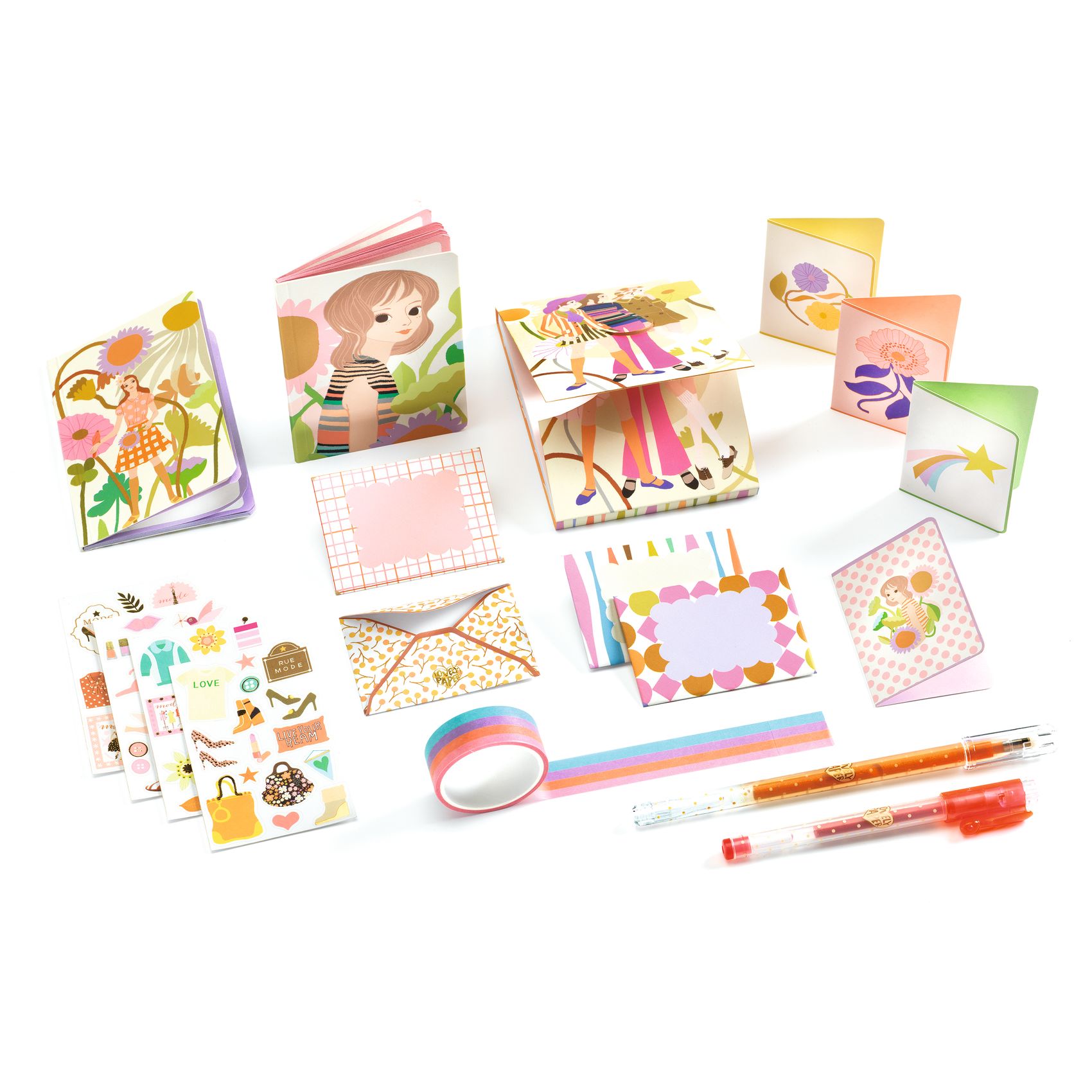 Djeco Tinou armadietto cancelleria set creativo giardino