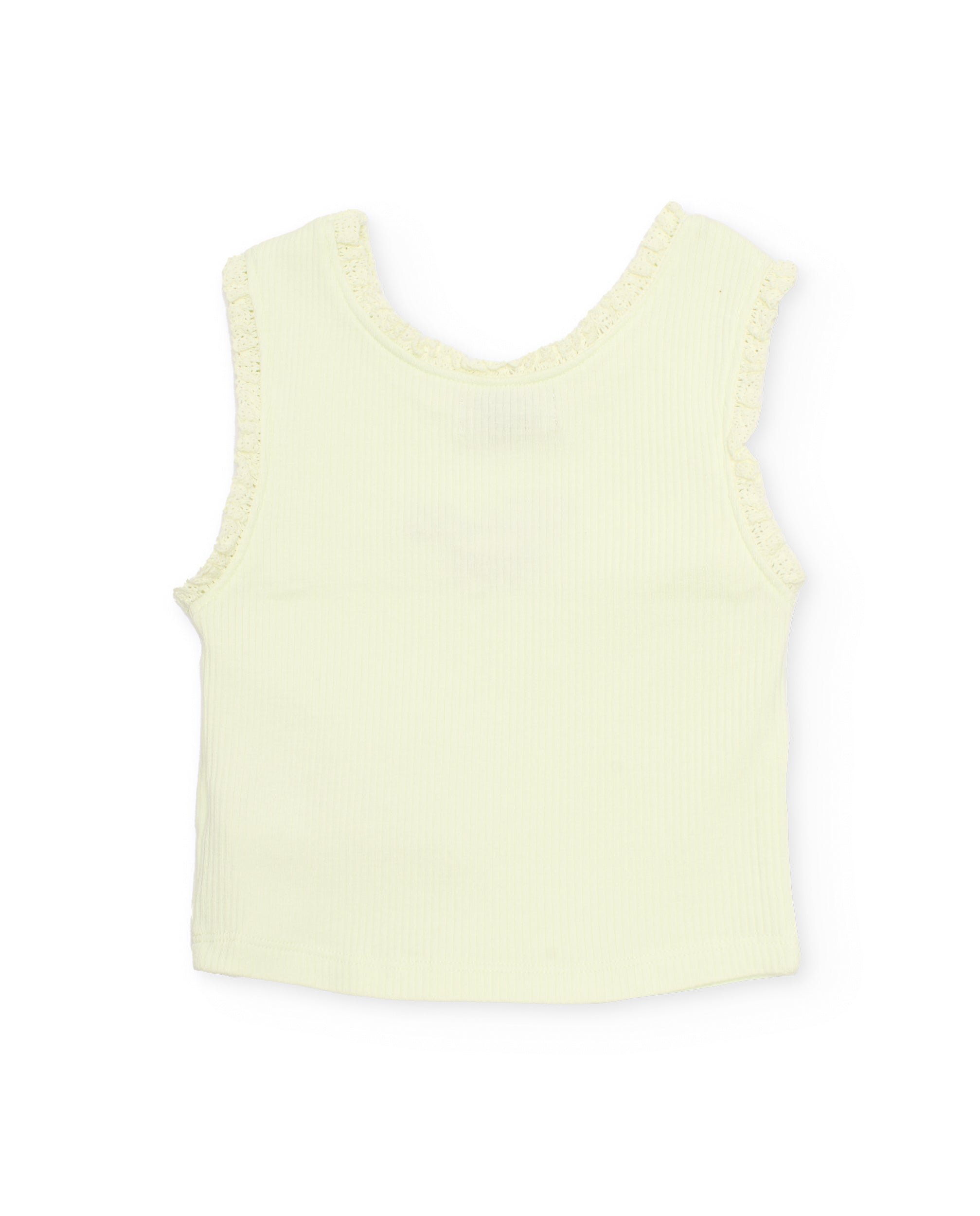 Tuc Tuc maglia bimba verde pizzo tropical canotta