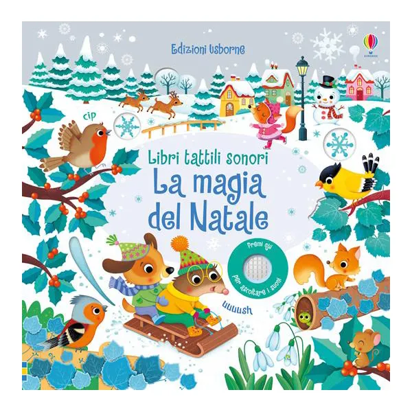 Usborne La magia del Natale libro sonoro tattile