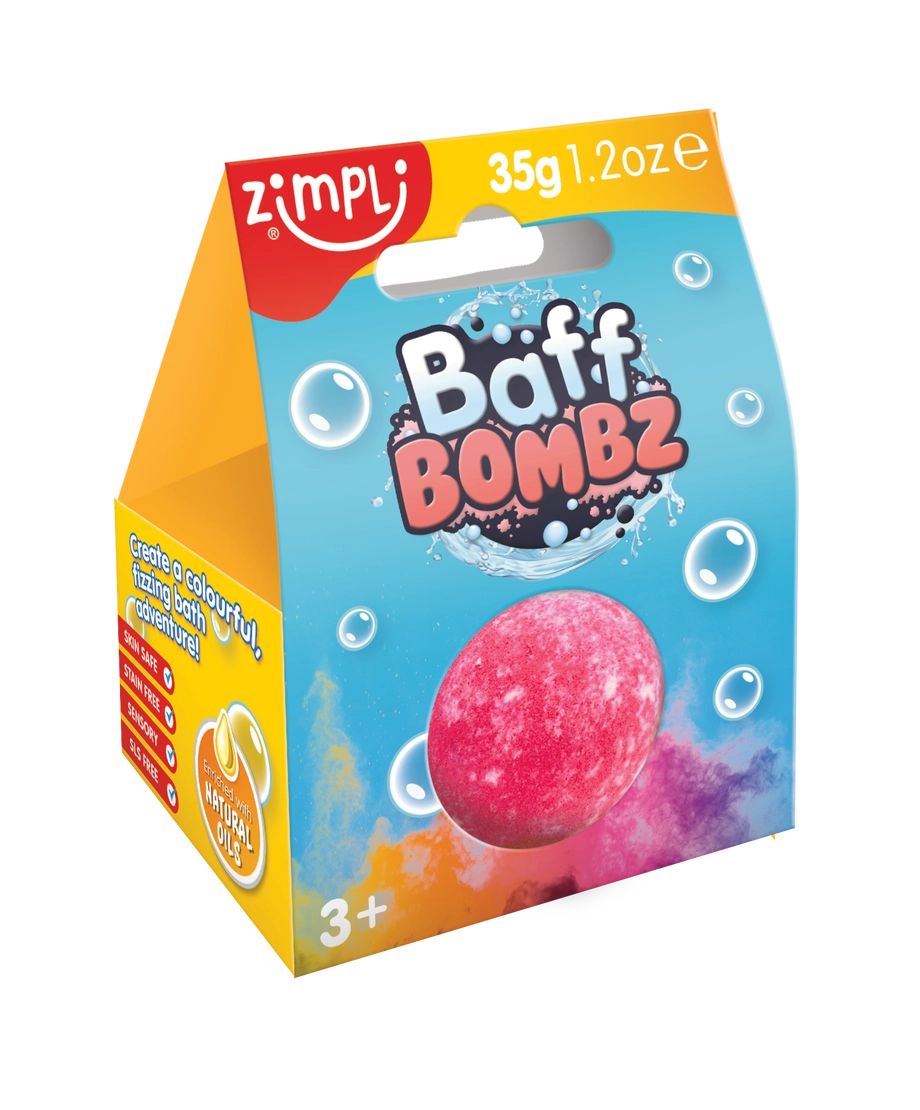 Zimpli Kids Baff Bombz Bomba da Bagno Uva 35 g