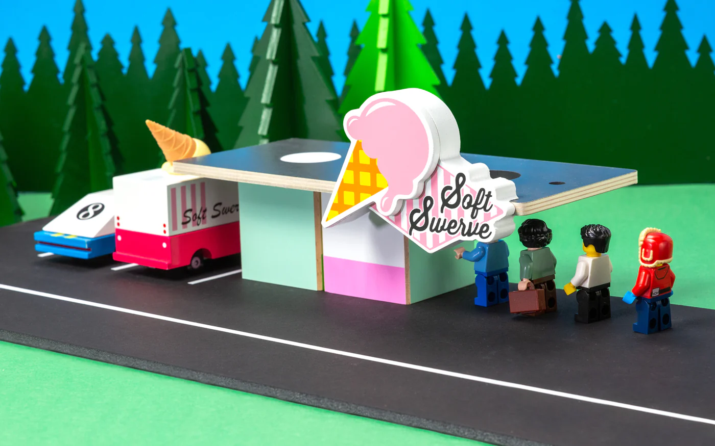 Candylab Ice Cream Shack chiosco gelati legno 23 cm