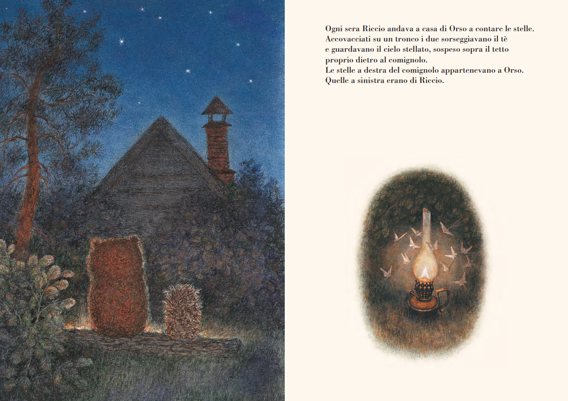 Adelphi Il riccio nella nebbia libro illustrato 48 pagine