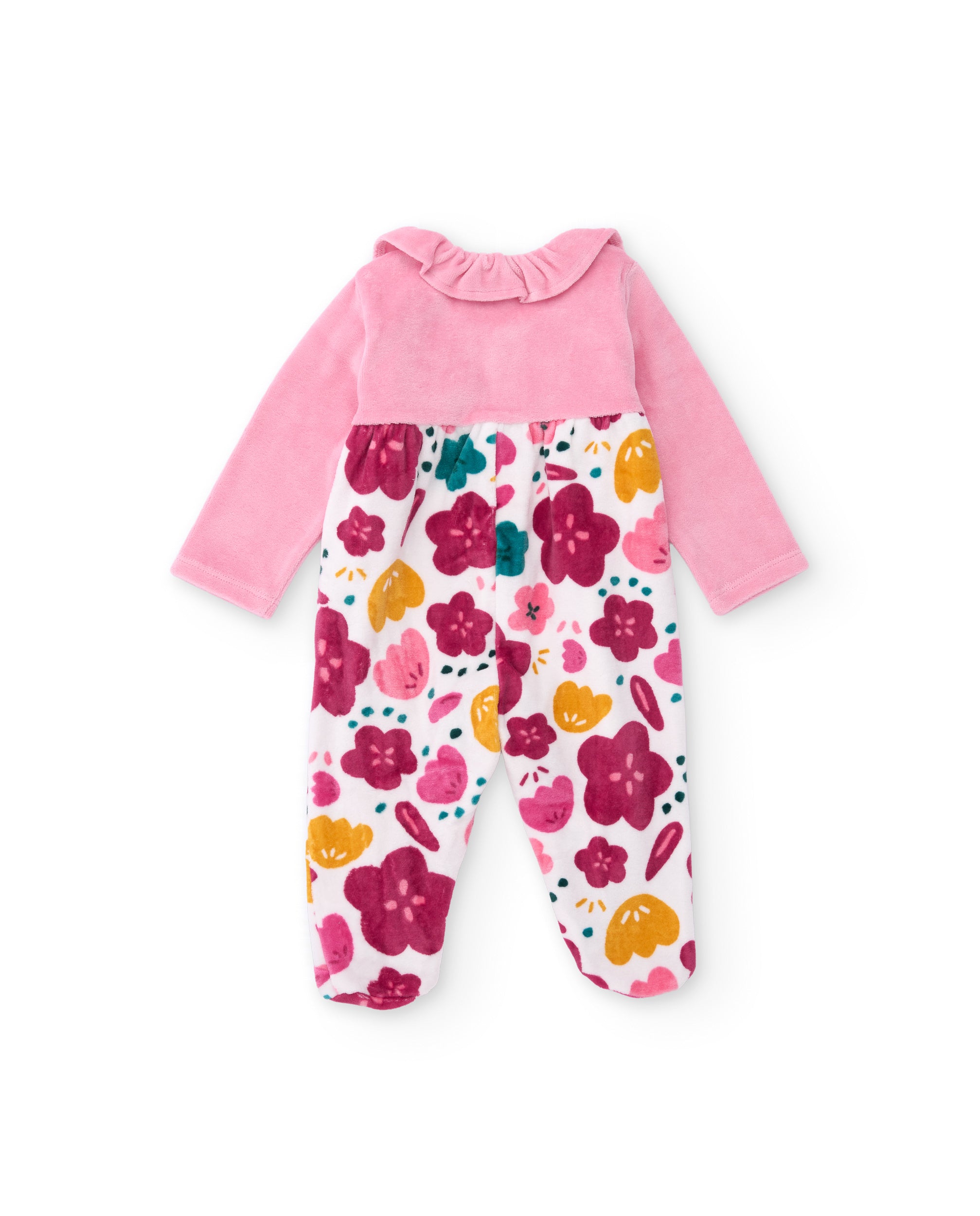 Tuc Tuc pagliaccetto neonata cotone rosa fiori