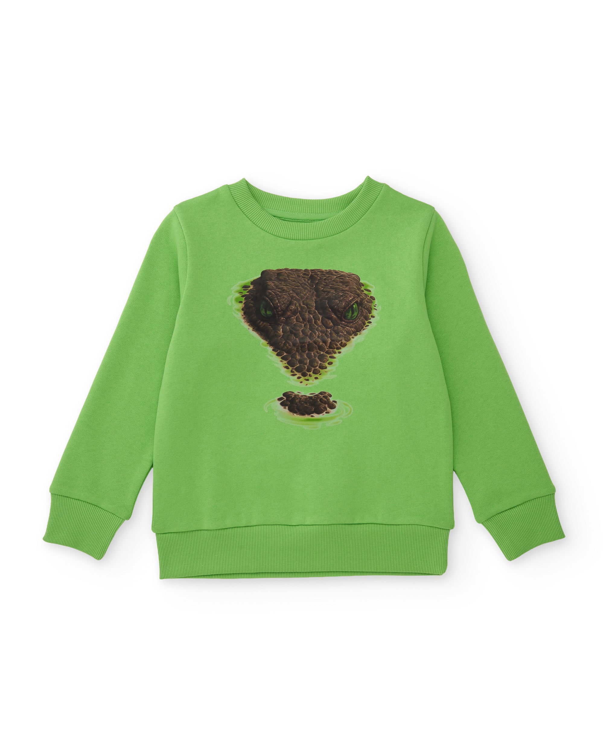 Tuc Tuc felpa bambino verde serpente senza cappuccio