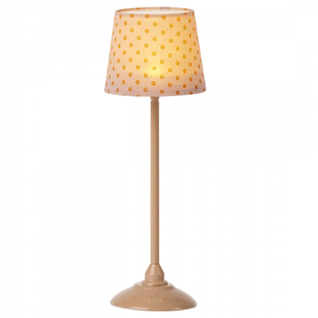 Maileg Micro Floor Lamp lampada miniatura rosa luce