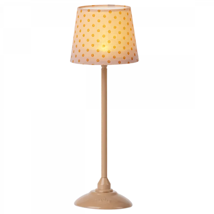 Maileg Micro Floor Lamp lampada miniatura rosa luce