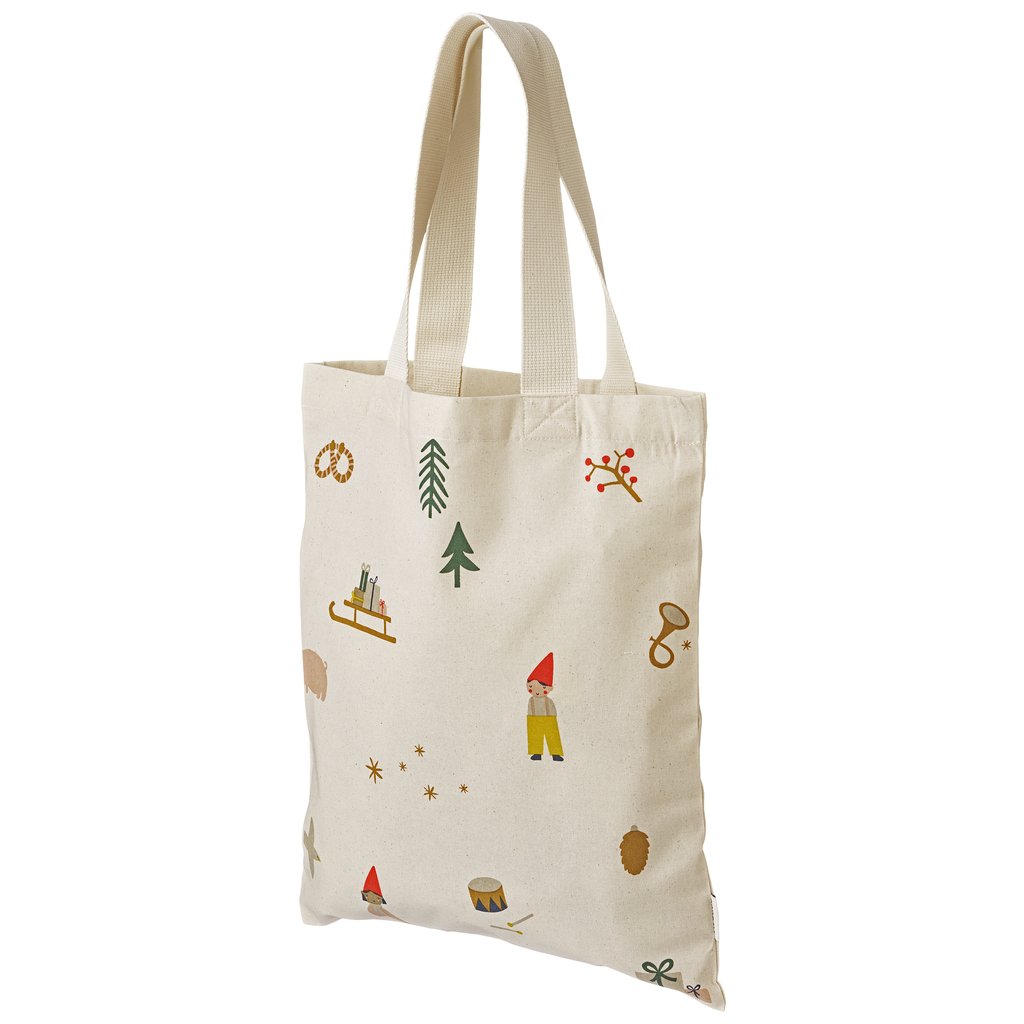 Liewood Holiday borsetta cotone bio sabbia 36x40 cm