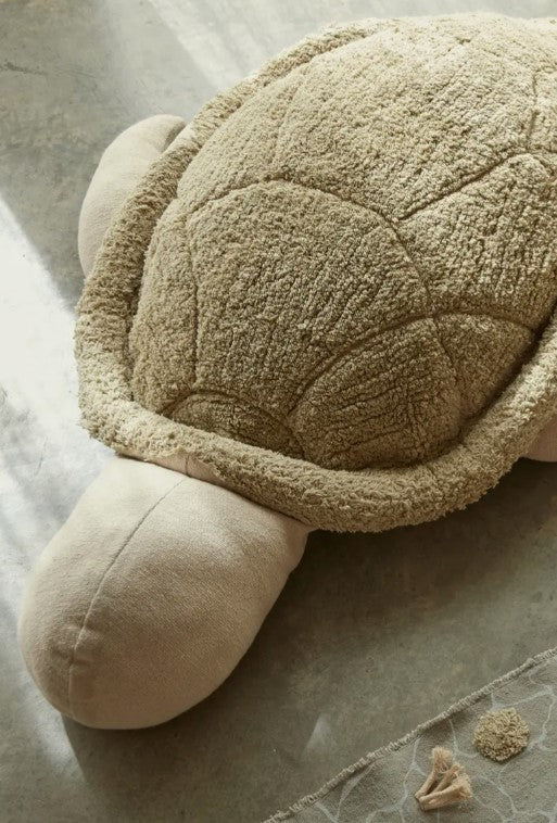 Lorena Canals Mrs Turtle mega pouf tartaruga verde 115 cm