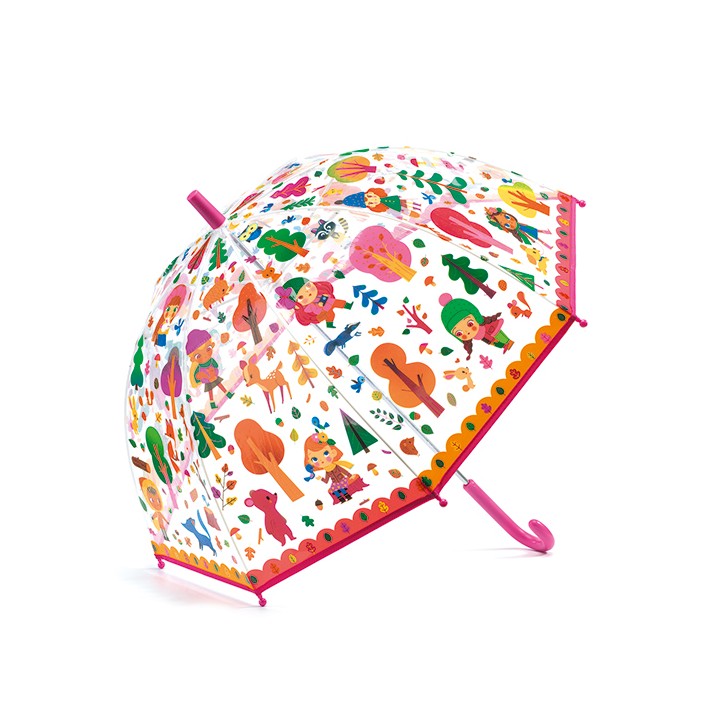 Djeco Forest ombrello bambino trasparente 70 cm