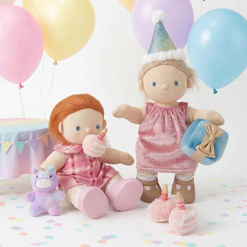 Olli Ella Dinkum Dolls Happy Birthday set accessori festa