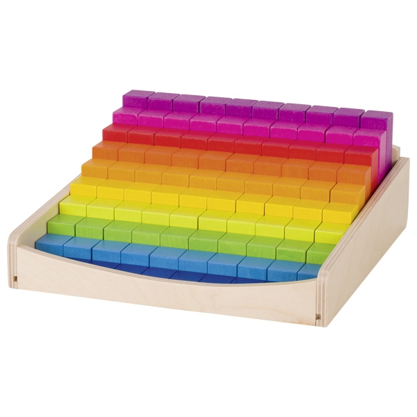 Goki Scala Regoli Matematici Legno 100 Pezzi