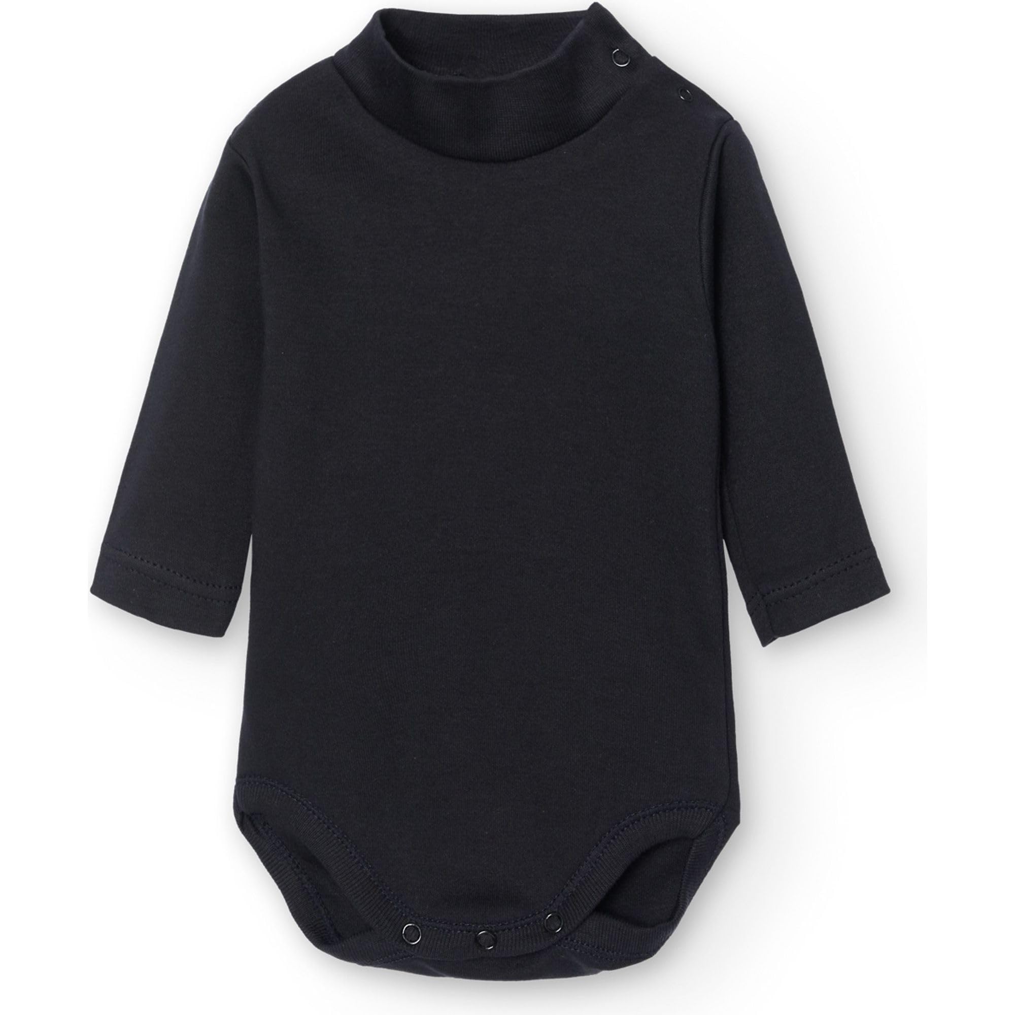 Babidu body neonato dolcevita cotone maniche lunghe
