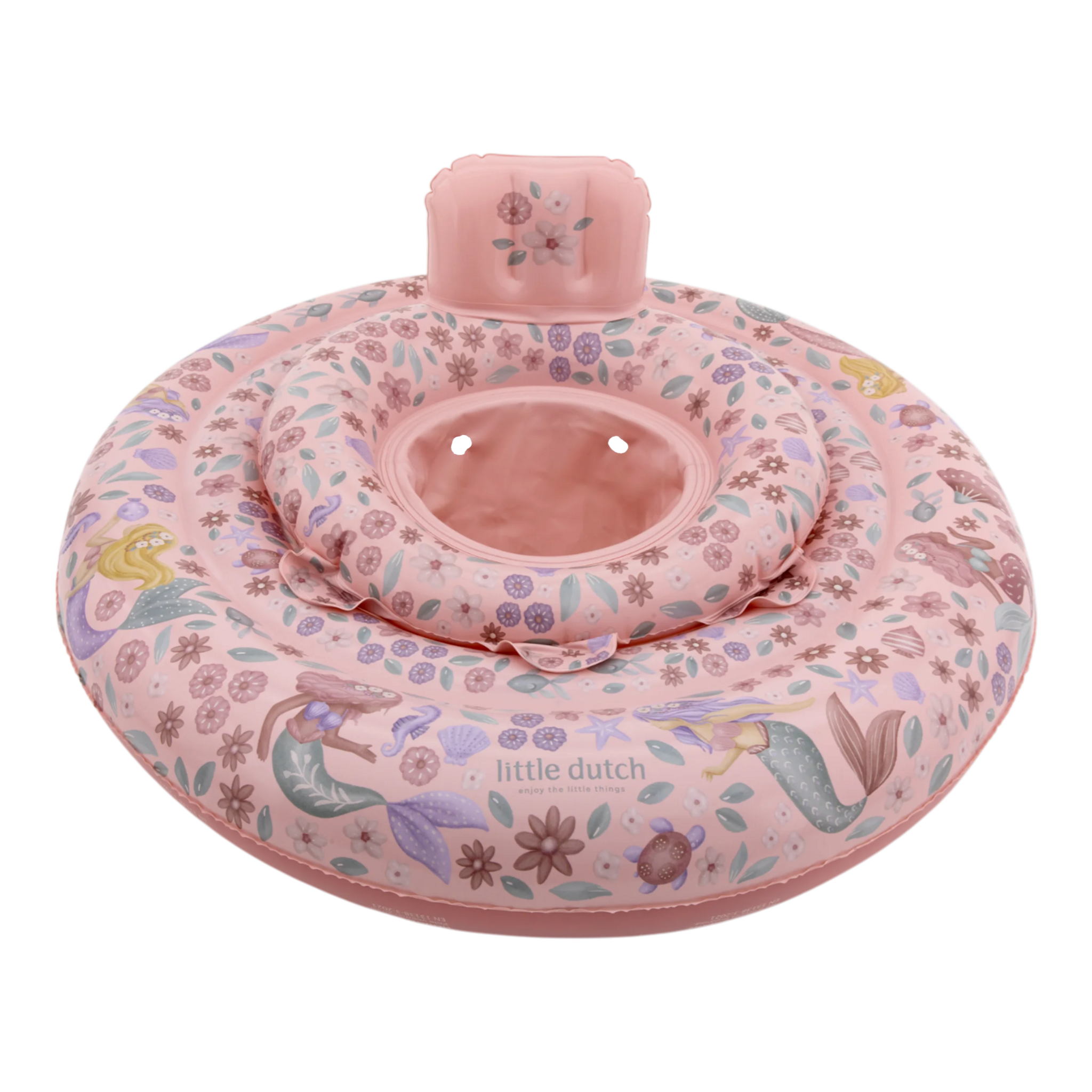 Little Dutch salvagente bebè sirene rosa 67 cm