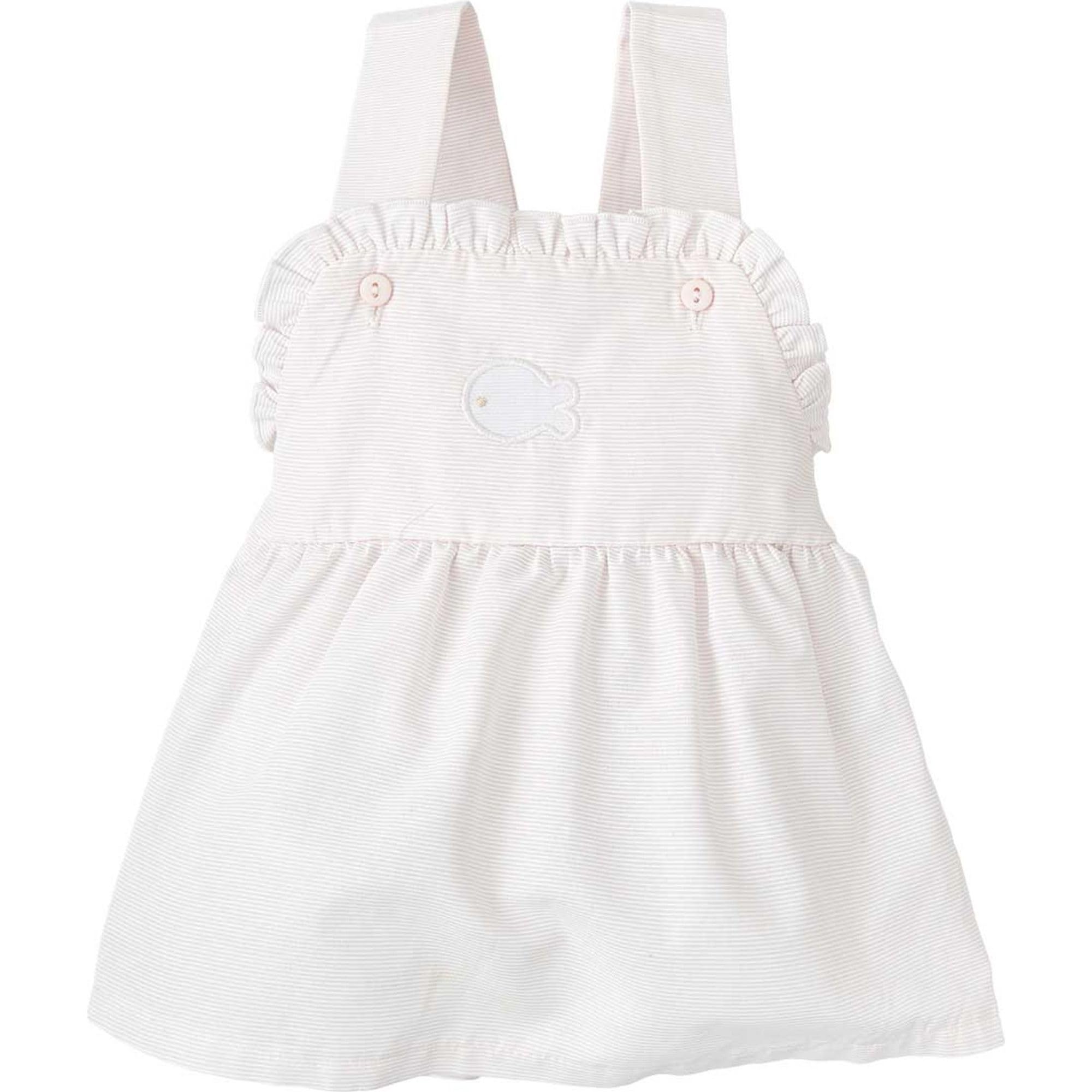 Babidu Desiderio vestito bambina manica corta cotone