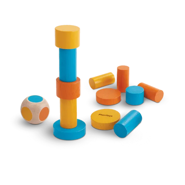 Plan Toys Mini Game Stacking game equilibrio in latta