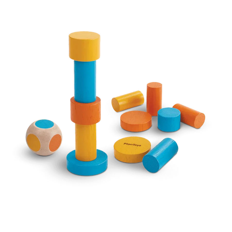 Plan Toys Mini Game Stacking game equilibrio in latta