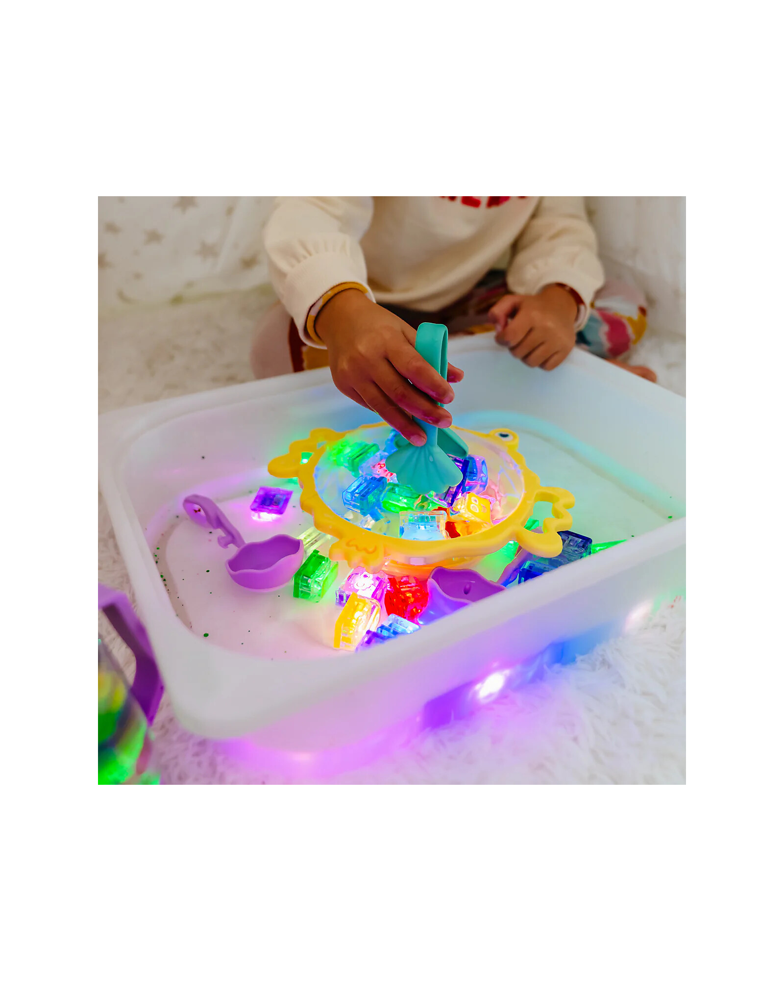 Glo Pals Pick Up Pals strumenti sensoriali 3 pezzi silicone