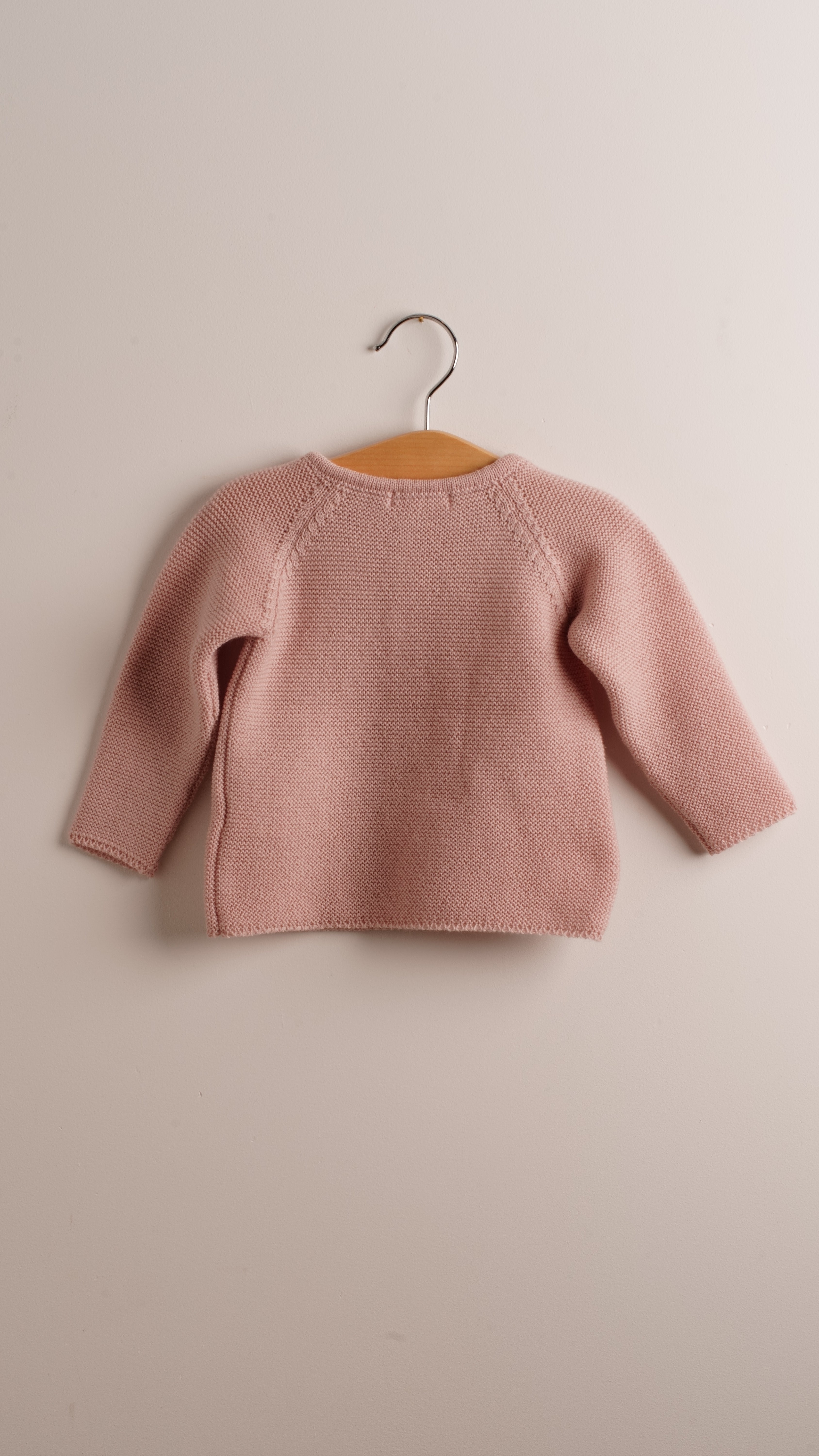 Babyhood Merino Giacca Neonato Rosa Lana Merino