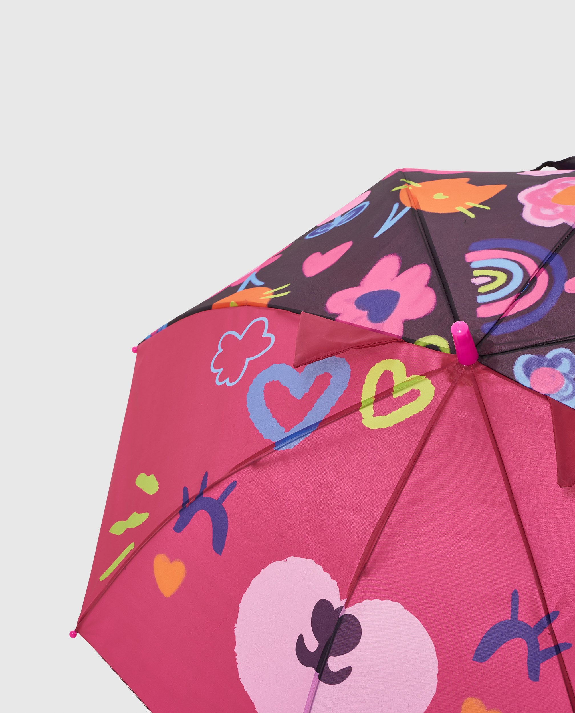 Tuc Tuc ombrello bambina multicolore fiori automatico